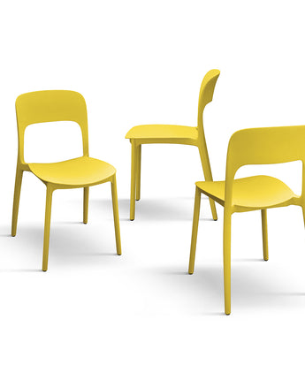 Sedia Gialla Polipropilene