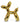 Scultura Cane Palloncino Oro