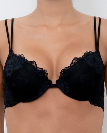 Reggiseno Myclass Lormar Push Up Nero